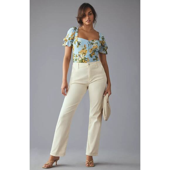 NWT Paige Drew Mid-Rise Relaxed-Leg Jeans - 32 waist - Picture 1 of 6